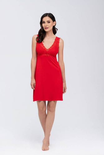 Larisa Koszula Nocna Babella - czerwona