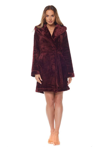 2121 Rabbit Szlafrok Damski L&L - perła 