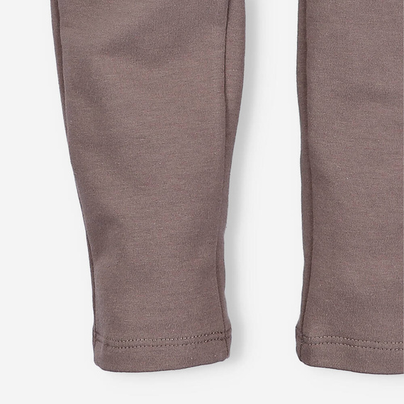 ILC-0018/CZE Spodnie dresowe dla dziewczynki I Love Colors - brązowy