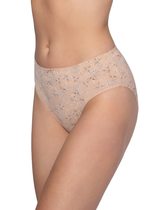 Figi L-120 BI-104 Lama beżowe – Bawełniane, klasyczny krój, 3 sztuki