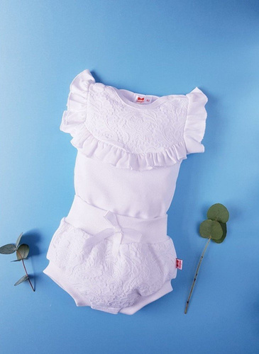 071KR Princess Body na ramiączkach Marija - biały