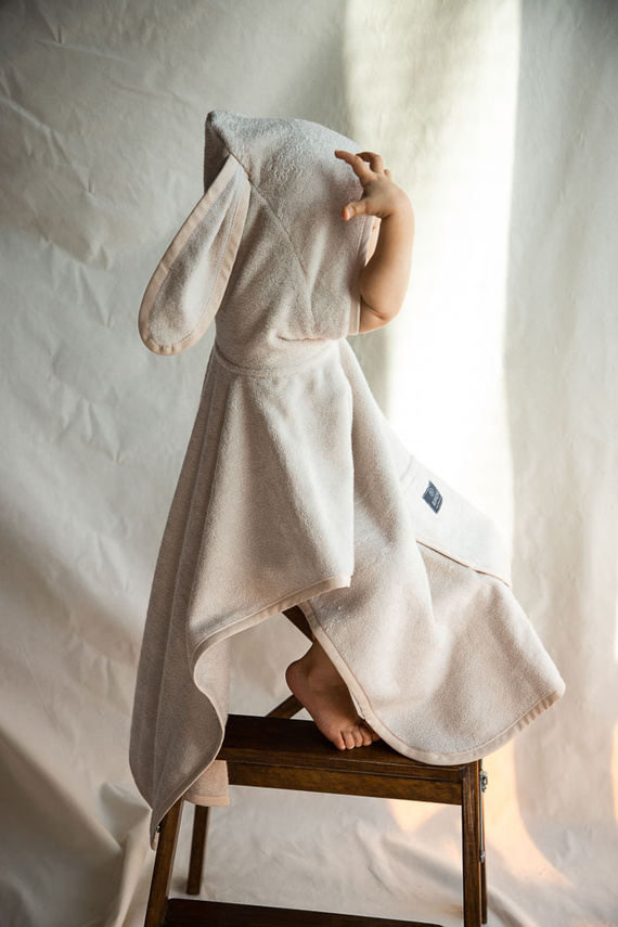 Linen Ponczo kąpielowe Makaszka