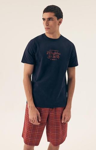 42622 Dash Piżama Męska Premium Henderson - navy 