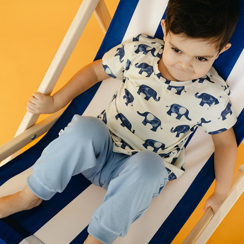 Elephant Spodnie bawełniane Eevi- niebieskie