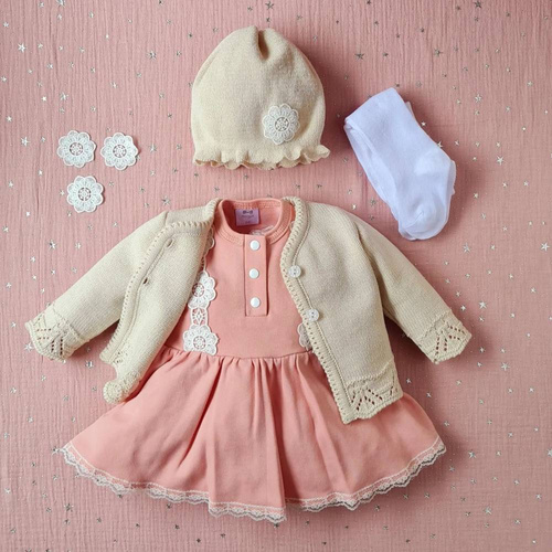 BSW/026 Sweterek ażurowy Marija - beżowy