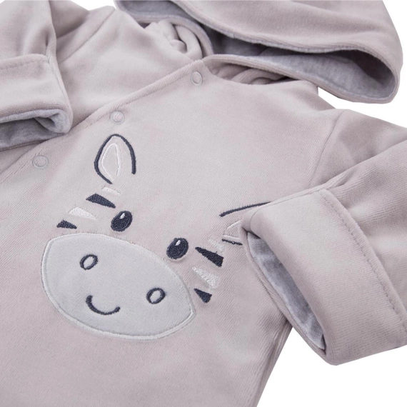 "Baby Love" Pajac welurowy Ewa Klucze - niebieski