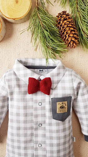 218B Jack Muszka dziana Marija - bordowy