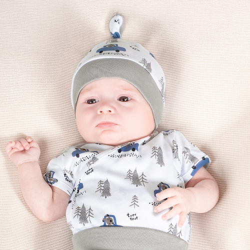 214094 Muki Body z krótkim rękawem rozpinane Nicol 