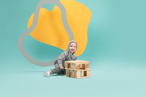 Fun Time Kombinezon dresowy Pinokio - mięta druk