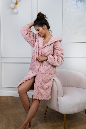 Bethany Szlafrok damski Sensis - brudny róż