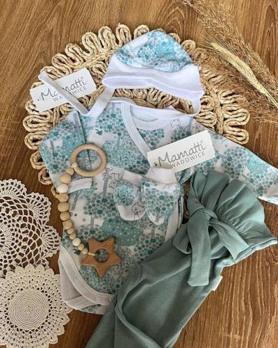 BD10326 Forest Body kopertowe z długim rękawem Mamatti