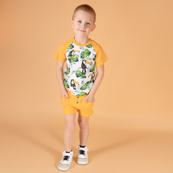 186187 Spodenki krótkie "Tukan" Nicol - pomarańczowy