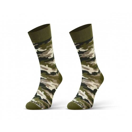 Moro Skarpety długie finest cotton dwie różne Sesto Senso khaki