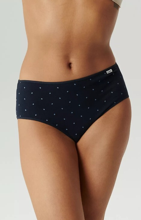 3LP-220 Classic Figi damskie Atlantic - beżowy-lawendowy-granatowy