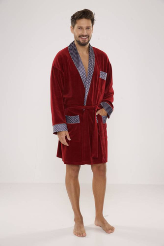 772 Bonjour szlafrok męski forex - bordo