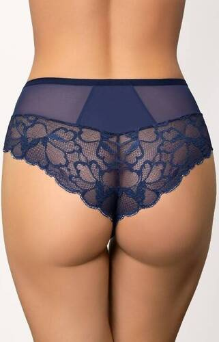 Gorsenia K 760/1 Saanvi Figi damskie brazyliany - granatowe