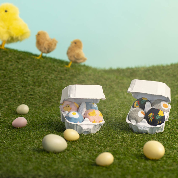 Jajka, Kura Stopki damskie wielkanocne w wytłoczkach Soxo