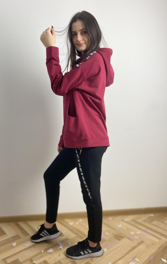 496 Just Dres damski Forex - bordo