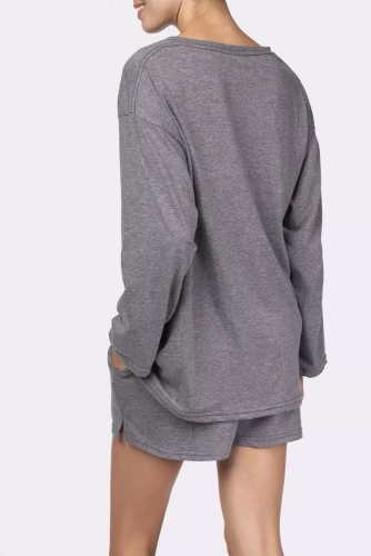 Joy longsleeve Piżama damska Mona melange