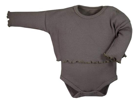 Guziczek Body dla dziewczynki Koala - jasny brąz