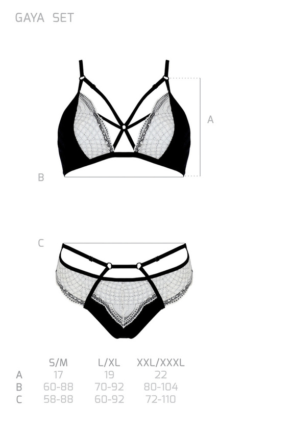 Sagaya Set Komplet Avanua czarny