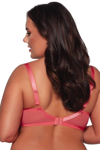 2075 Coral  Biustonosz Półusztywniany Ava  -koralowy