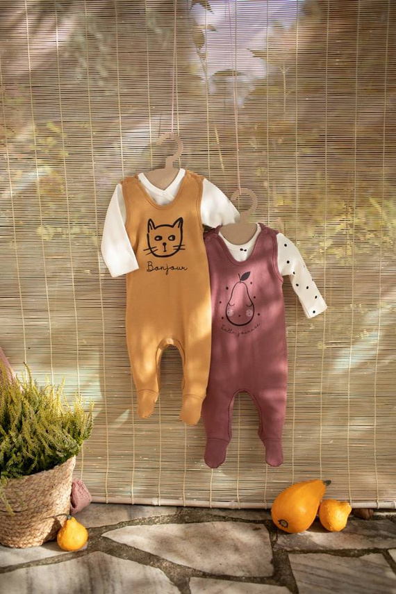 Tres Bien Śpiochy dla dziewczynki Pinokio - żółty