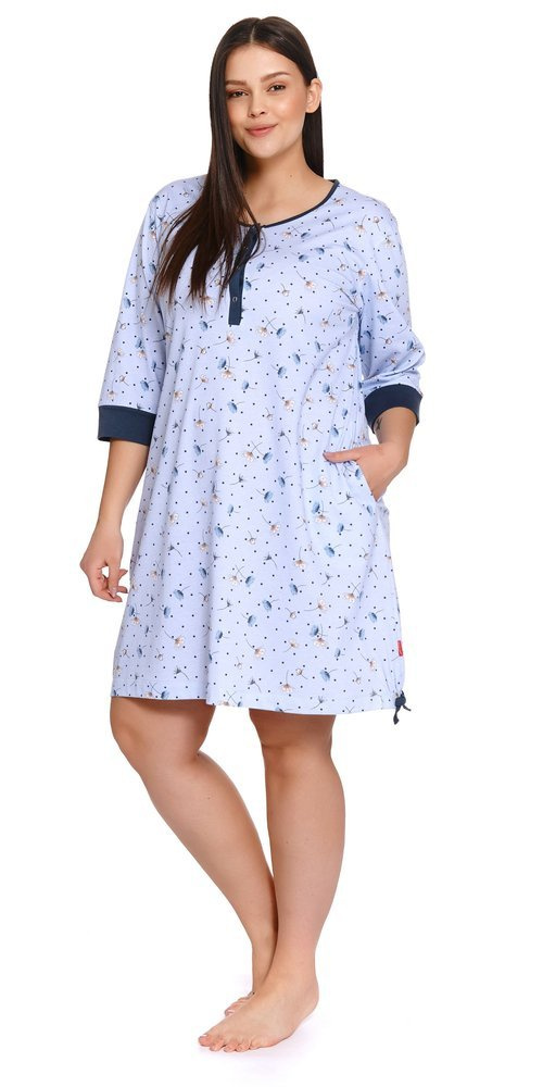 4257 Koszula Nocna Doctor Nap - deep blue