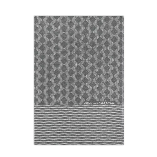 Ścierka kuchenna MODERNA 037P Zwoltex 50x70 czarna bawełna Ultrasoft 200 g/m²