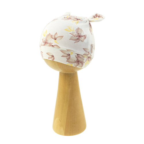 203054 Lou Czapeczka niemowlęca z węzełkiem Nicol