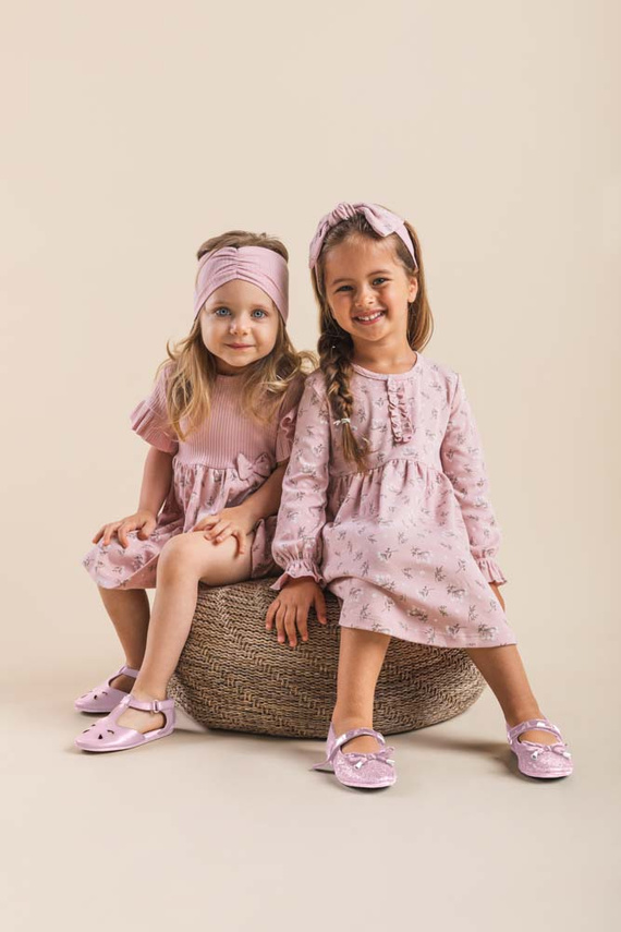 188167 Sukienka bawełniana "Nela" Nicol - różowy