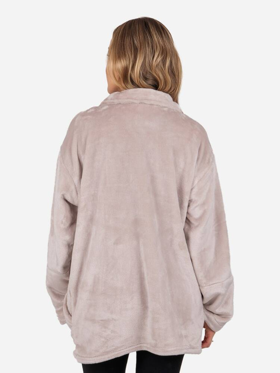 Mira Bluza damska polarowa ByShelly - beżowy