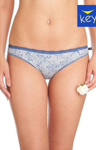 LPR 988 A22 Figi damskie 2-pak Key niebieski-szary