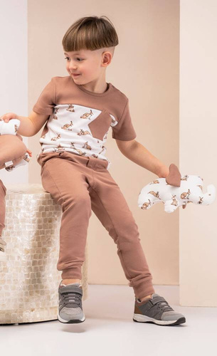 197138 Bluzka bawełniana z krótkim rękawem "Benio" Nicol