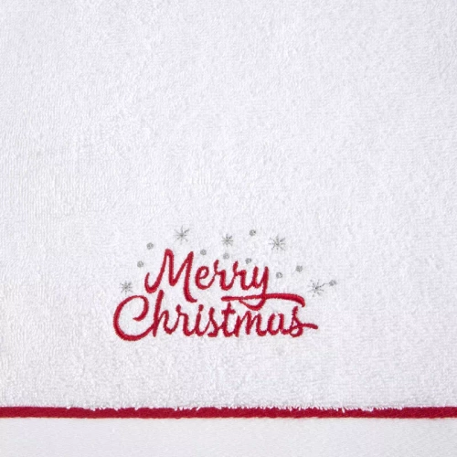 Gerda 3 ręcznik świąteczny Merry Christmas Eurofirany biały 