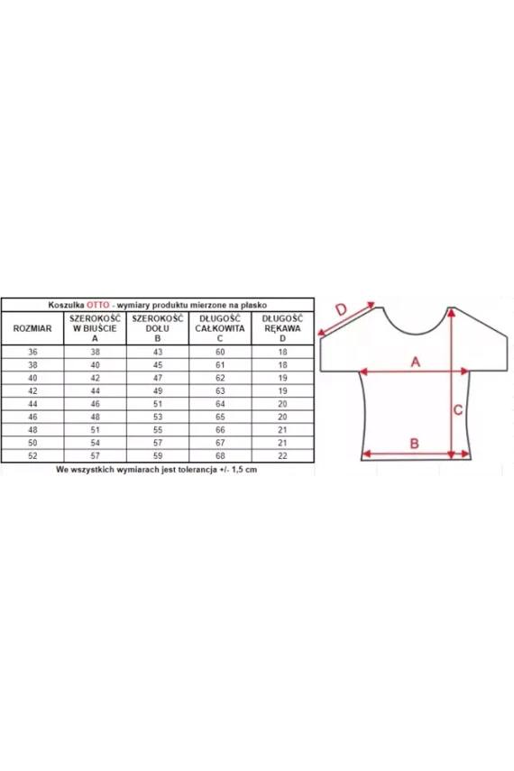 86556 Otto Koszulka damska Mewa beżowy