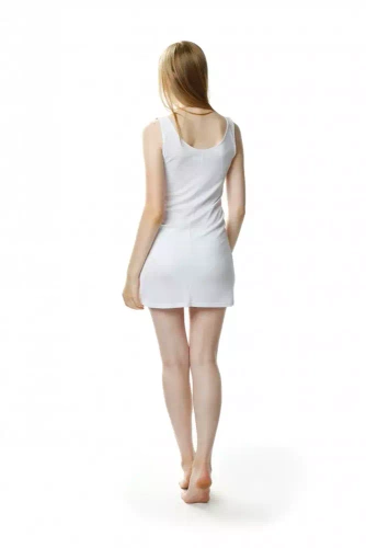 6198 Charlotte halka koszula nocna damska Mewa ecru