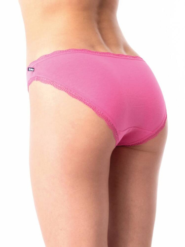 LPR 535  A'2 Figi damskie 2-pak Key granatowy różowy