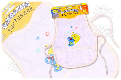 Śliniak fartuszek TERJAN niebieski