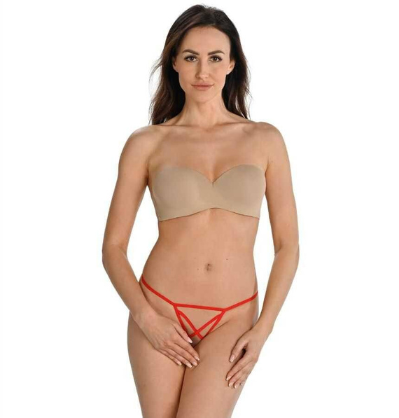 3113 Mendi Stringi z otwartym krokiem Teyli red