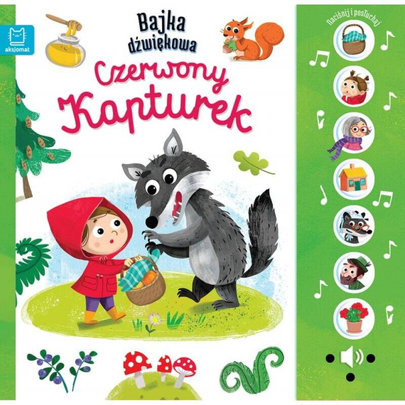AKS617-3 "Czerwony Kapturek" Książeczka Aksjomat 