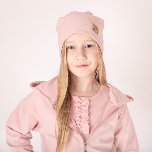 213268 Czapeczka dziecięca "Nelly" Nicol - pudrowy róż