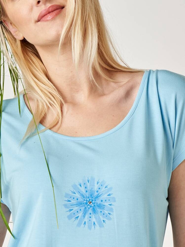 LNS 510 Piżama Damska Key - błękitny