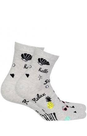 G84.01N Skarpety Damskie wzorowane Gatta 772 blue