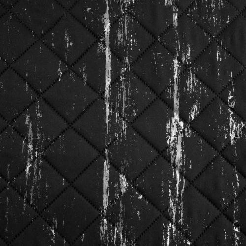 Blink 1 narzuta dekoracyjna Design91 czarny/srebrny