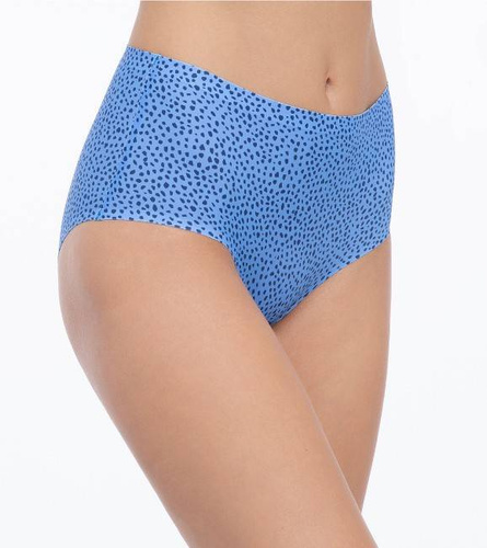 Ocean Dots Maxi Figi damskie Julimex - niebieski
