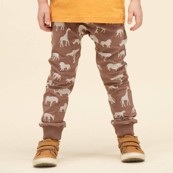 Safari Leginsy dla dziecka Pinokio - afryka brązowy