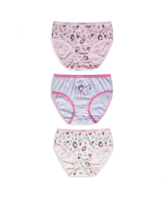 G-245 SD A'3 Figi dziewczęce Lama mix kolor