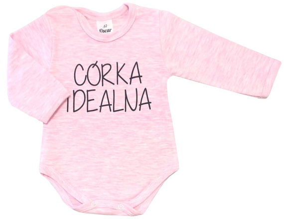 551219135 Body z długim rękawem "Córka idealna" Oscar Kids
