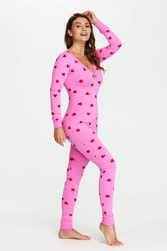 24 Serca Kombinezon damski Bonamera różowy 